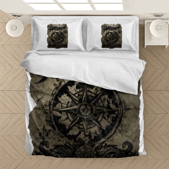 Blackbeard's Dragon Treasure Scroll Bedding Sets