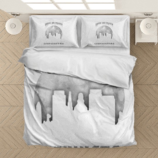 Happy Halloween Washington DC Bedding Sets