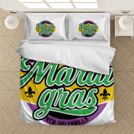 Mardi Gras Bourbon Street Bedding Sets