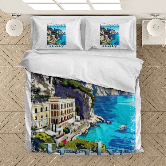 Italy Capri Campania Unique Design Bedding Sets