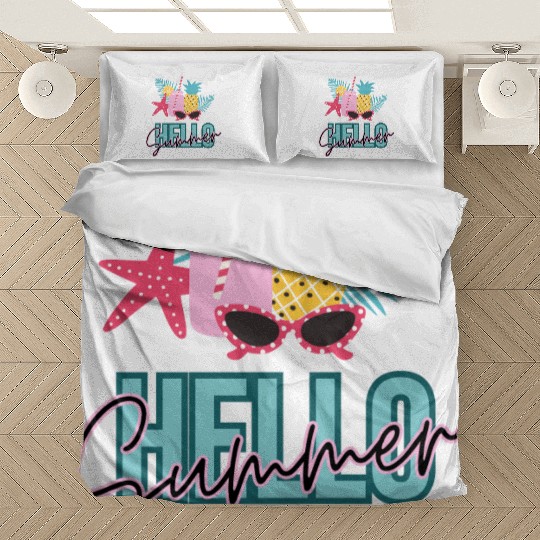 Hello Summer vibes Bedding Sets