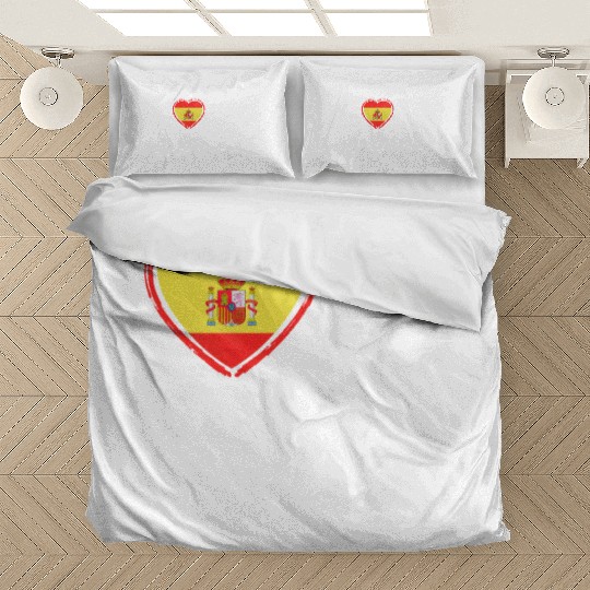 I Love My spanish Girlfriend Multi Nationality Shi Bedding Sets