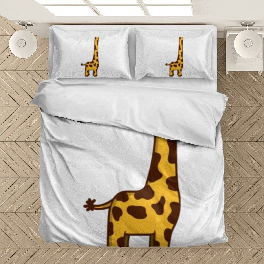Funny Giraffe Without Head Cool Halloween Costume Bedding Sets