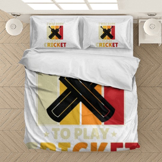 I Was Born To Play Cricket Bedding Sets