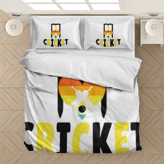 I Love Cricket Bedding Sets