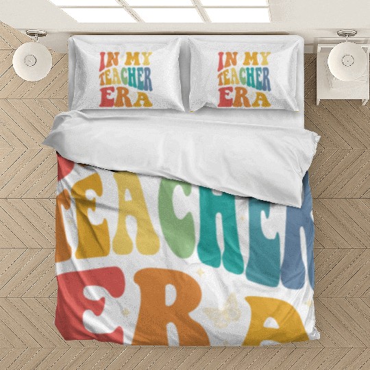 Groovy In My Teacher Era, Teachers, Teaching Bedding Sets