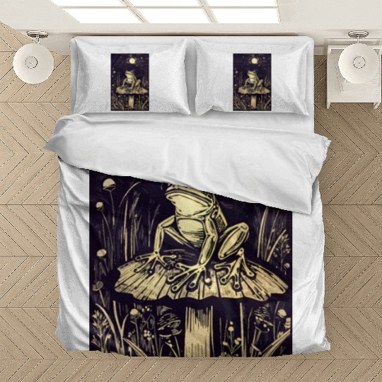Starry night frog Bedding Sets