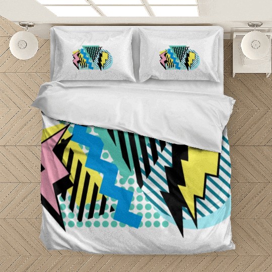 Retro 90s abstract design-1 Bedding Sets