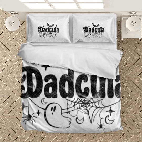 Dadcula Halloween Costume Dad Men Bedding Sets