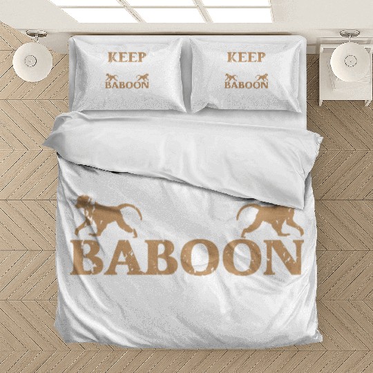 Baboon Monkey Lover Wildlife Animal Zookeeper Bedding Sets