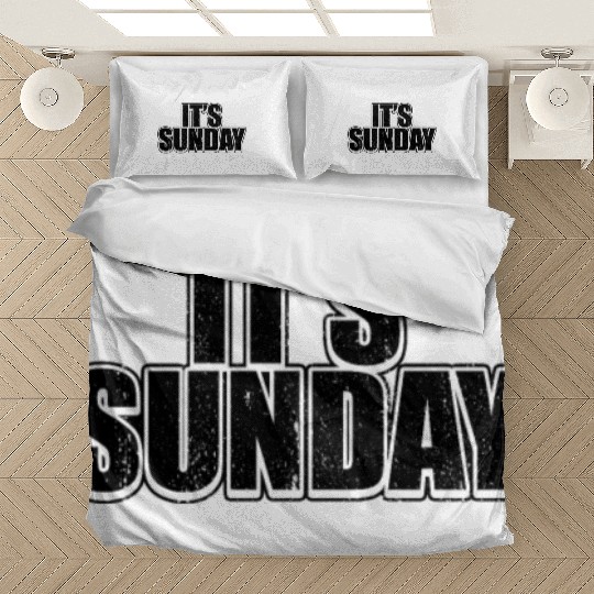 Grunge Sunday Black Weekly Prank Funny Graphics Bedding Sets