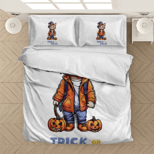 TRICK OR TREAT -Happy Halloween . Bedding Sets