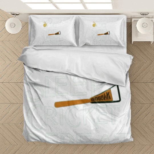 Eat Sleep Cricket Repeat: Cricket Lover's Bedding Sets