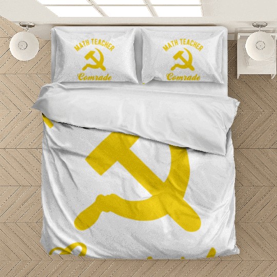 Communist Math Teacher Math Teacher Comrades Bedding Sets