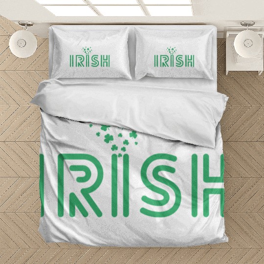 Irish In A Retro Font Bedding Sets