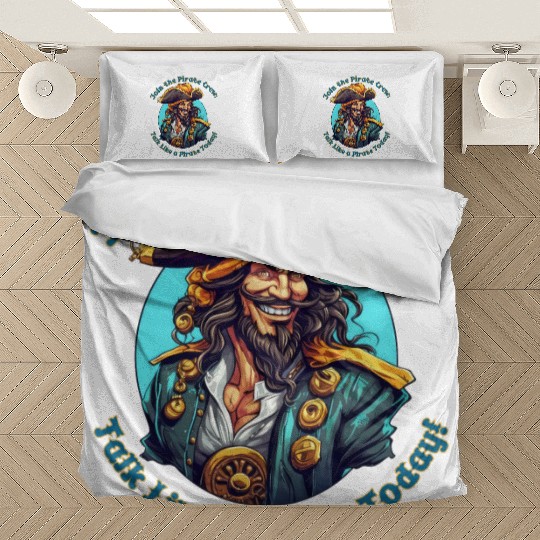 Join the Pirate Crew: Talk Like a Pirate Today! Bedding Sets