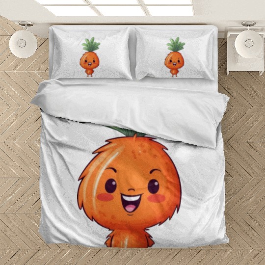 Kawaii Carrot: Cute Vegetable Pal Bedding Sets