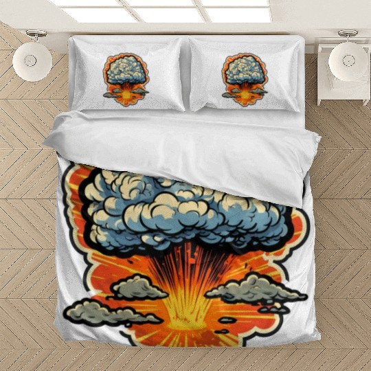 Explosion Fireworks Pyrotechnics Bedding Sets