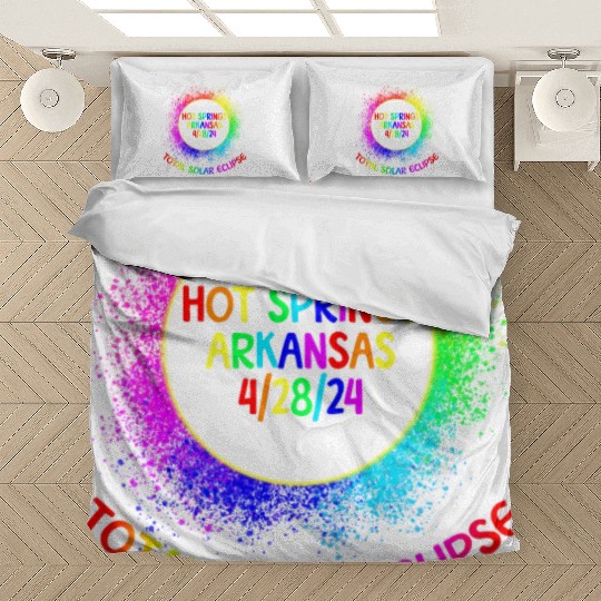 Total Solar Eclipse Hot Springs Arkansas 4/28/24gi Bedding Sets
