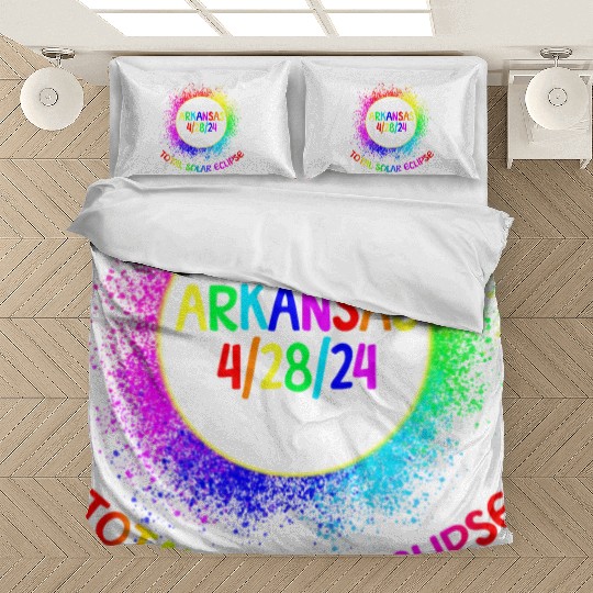 Total Solar Eclipse Arkansas 4/28/24 Kids Eclipsef Bedding Sets
