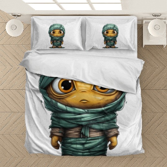 Halloween Spooky Cartoon Mummy Bedding Sets