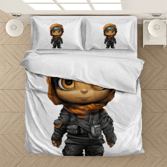 Halloween Spooky Cartoon Mummy Bedding Sets