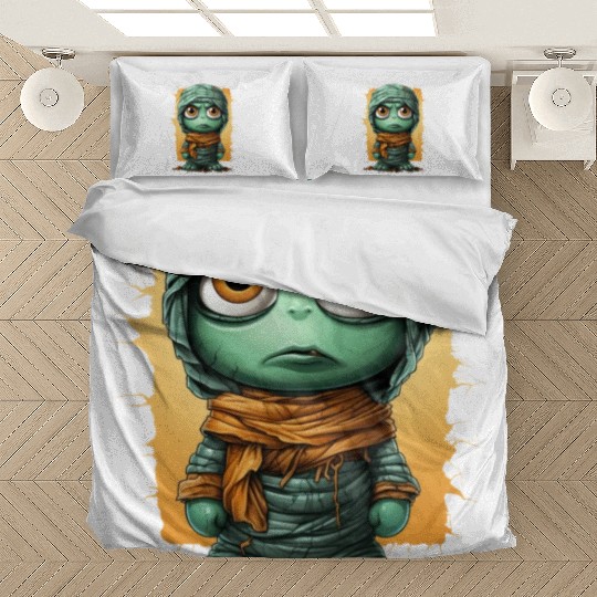 Halloween Spooky Cartoon Mummy Bedding Sets
