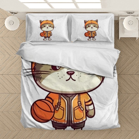 Basketball cat Bedding Sets