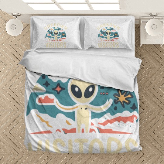 unknown visitors Bedding Sets
