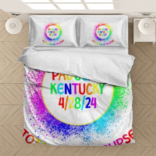 Total Solar Eclipse Paducah Kentucky 4/28/24 Kids Bedding Sets