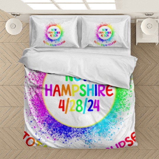 Total Solar Eclipse New Hampshire 4/28/24 Kids Bedding Sets
