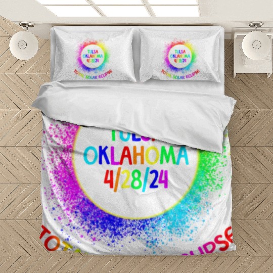 Total Solar Eclipse Tulsa Oklahoma 4/28/24 Kids Bedding Sets
