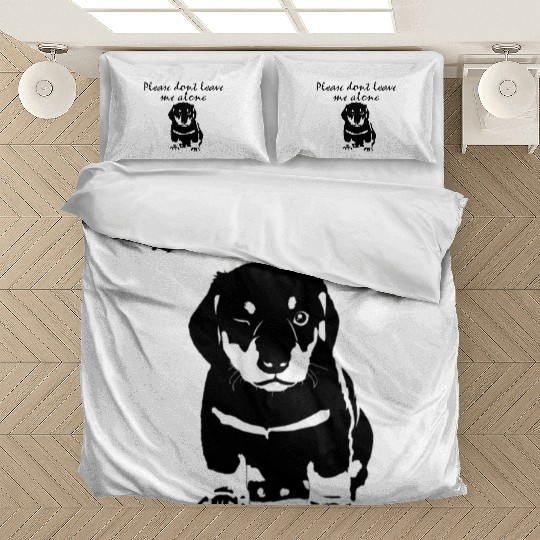 Cute rottweiler puppy Bedding Sets