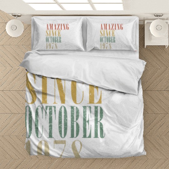 october 1978 Anniversary october 1978 october Bedding Sets
