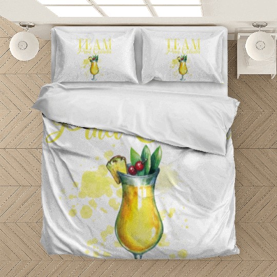 Team Pina Colada Cocktail Bartender Bedding Sets