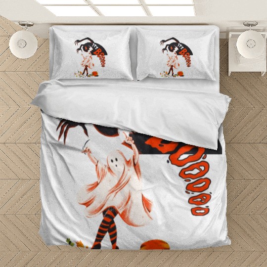 Halloween Ghost girl spook fall boo Bedding Sets