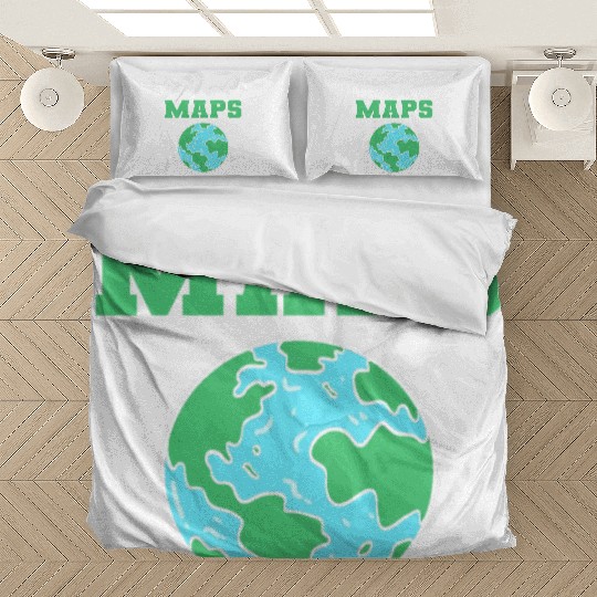 Can Read Maps Geographer Gift Bedding Sets