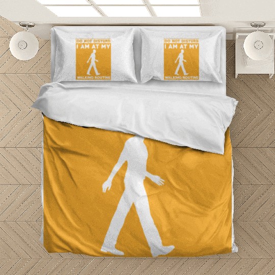 Walking Routine Fitness Design - Do Not Disturb Bedding Sets