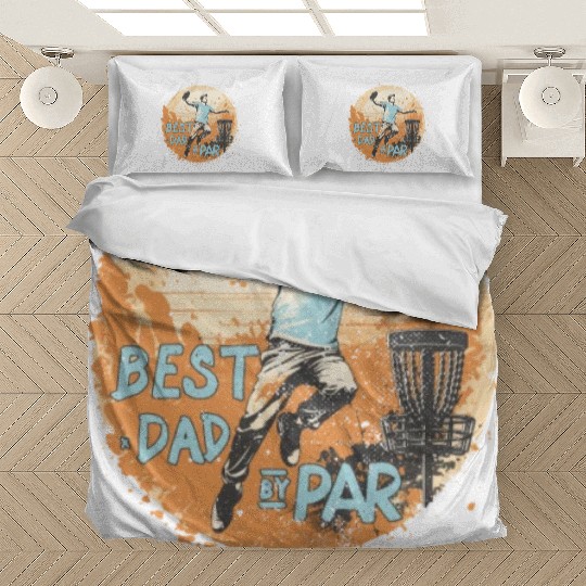 Disc-Golf-Player Disc-Golfing Game Father's Day Bedding Sets
