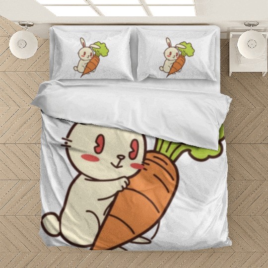 Rabbit And Carrot Bedding Sets