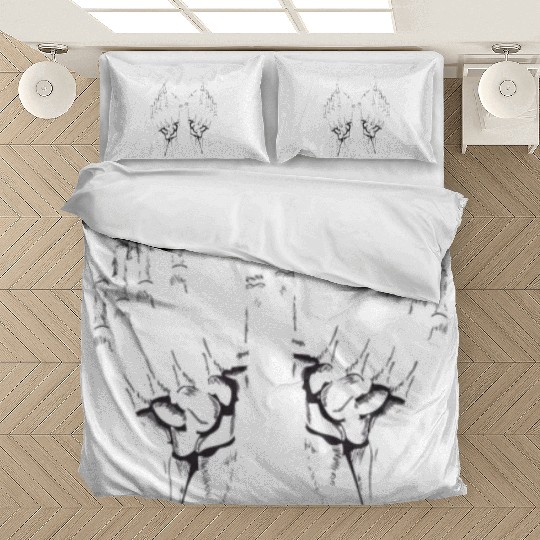 Unisex Bedding Sets Skeleton Hand Featuring Hauntingly
