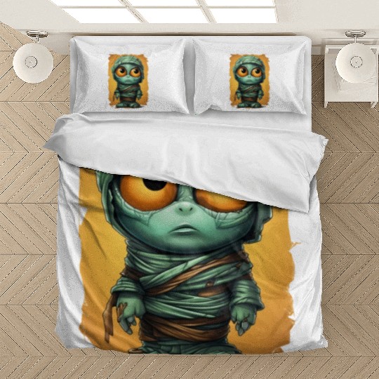 Halloween Spooky Cartoon Mummy Bedding Sets