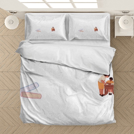 Weird Teachers Build Character Bedding Sets