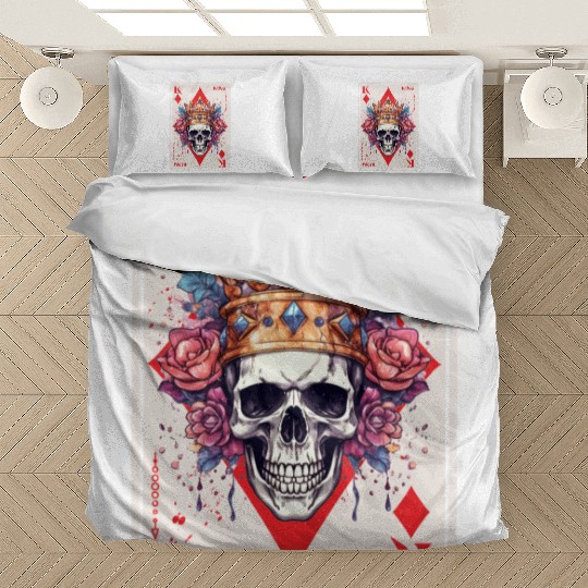 Gothic Card Game Halloween Scary Horror Bedding Sets
