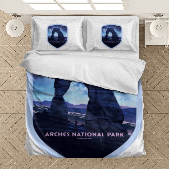 Arches National Park Stickers Bedding Sets