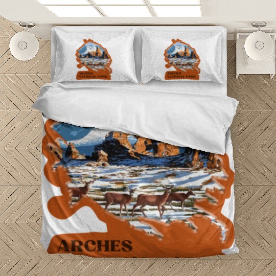 Arches National Park Stickers Bedding Sets