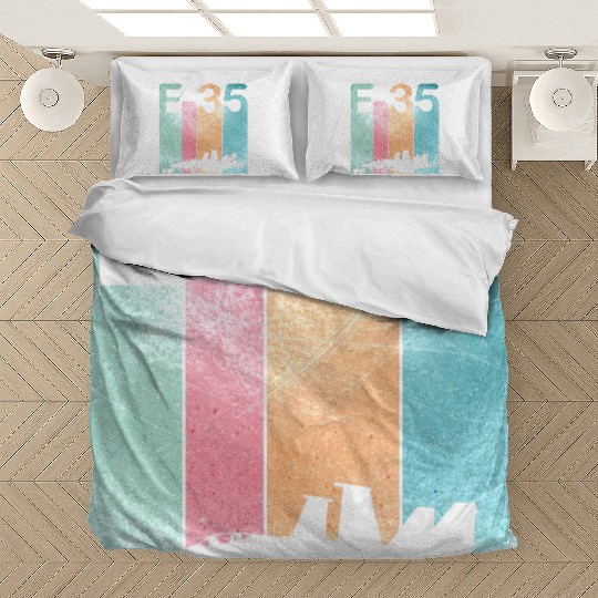 F35 Vintage Air Force Fighter Jets Bedding Sets