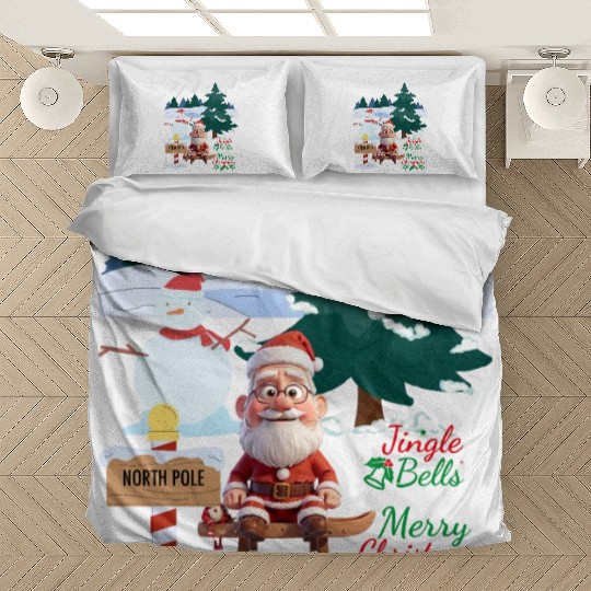"Jolly Christmas Cheer" Bedding Sets
