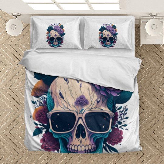 Floral Skull | C04 Bedding Sets