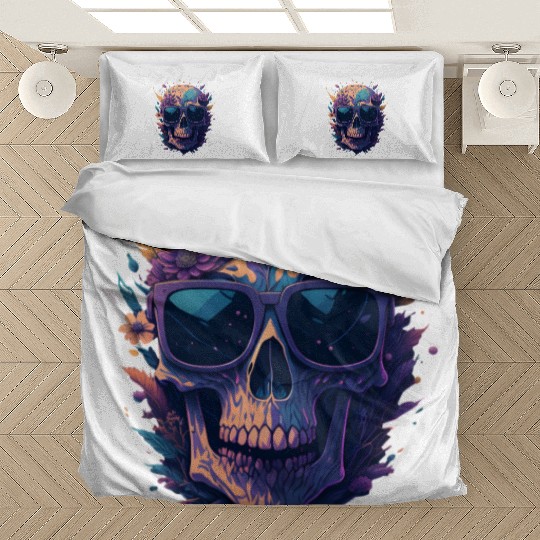 Floral Skull | C08 Bedding Sets